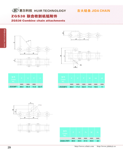 ZGS38联合收割机链附件